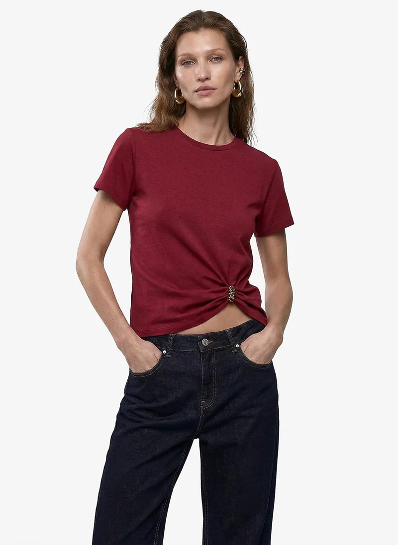 كوتون Crew Neck T-Shirt