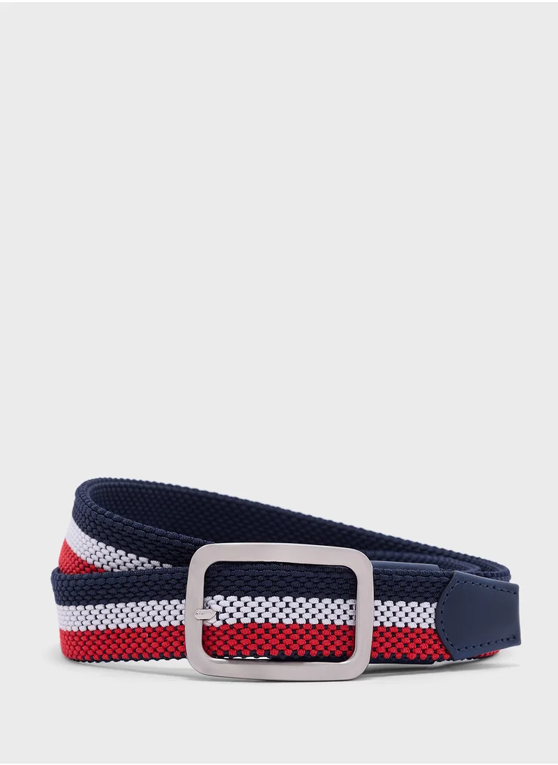 Seventy Five Casual Stripes Webbing Belt