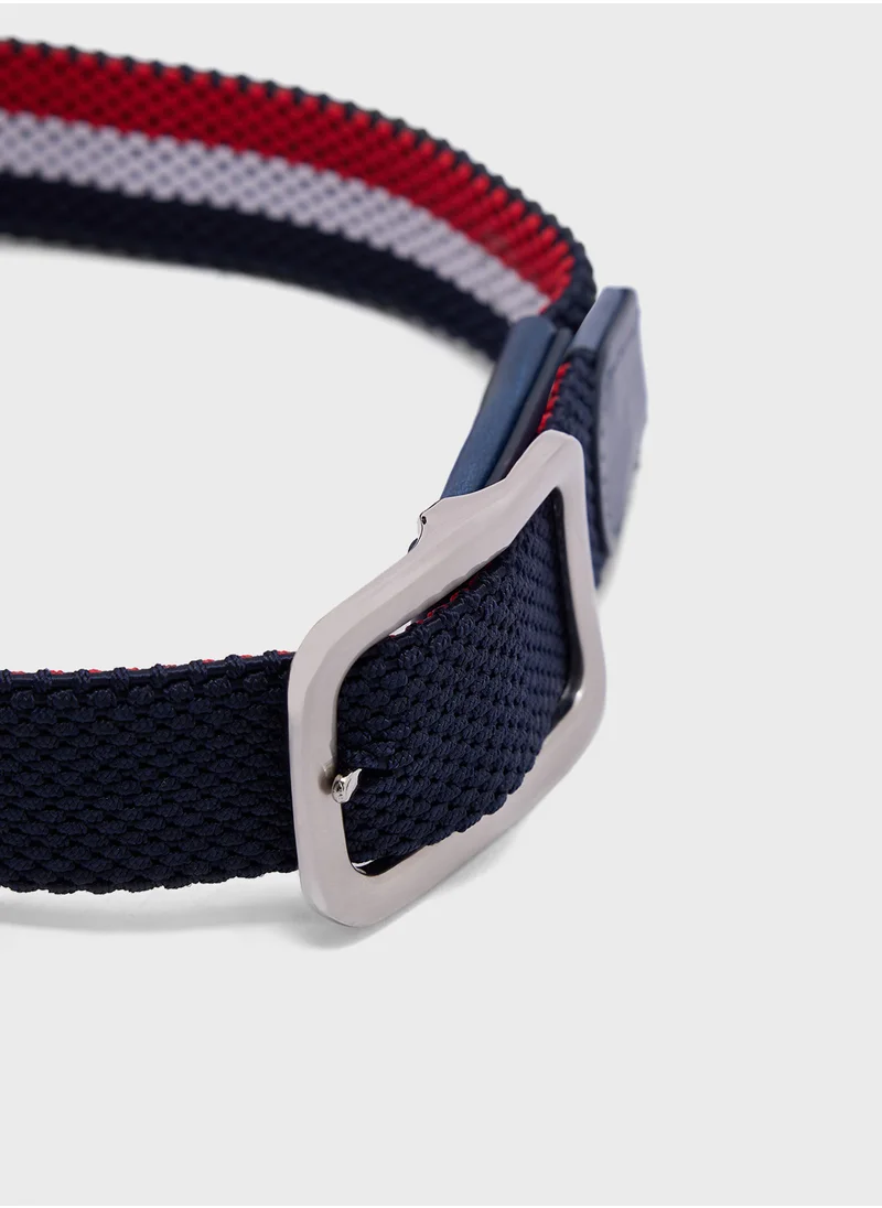 سفنتي فايف Casual Stripes Webbing Belt