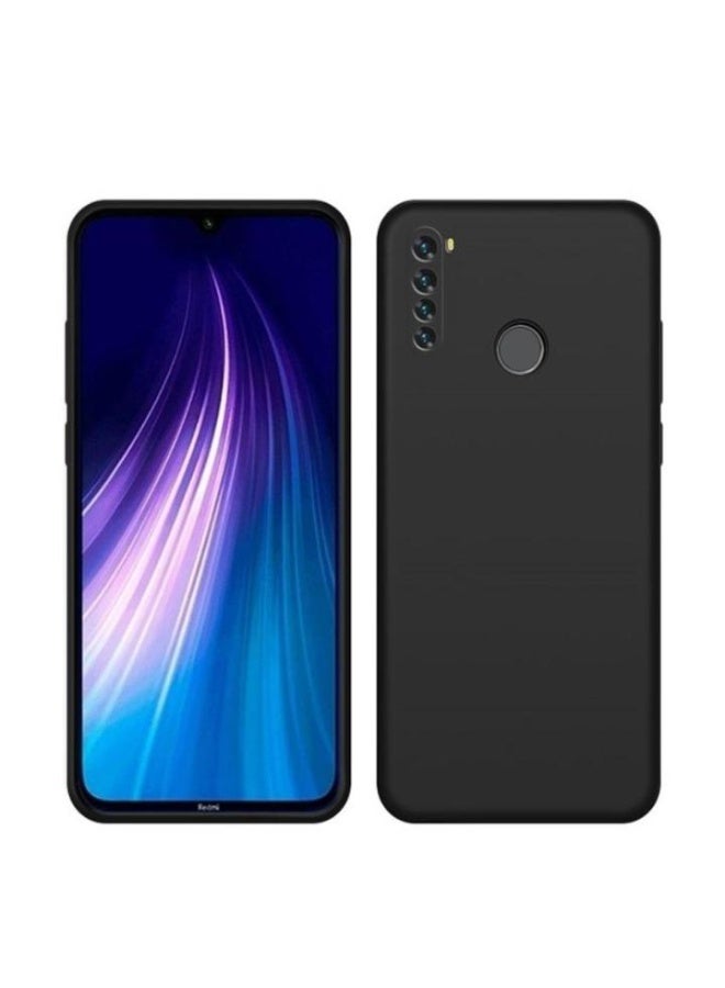 Protective Cover For Redmi Note 8 ,  Slim Fit Soft Back TPU Case Flexible Silicone Cover Compatible For Redmi Note 8 - Black