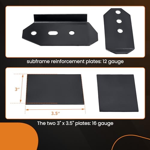 Tuningsworld Subframe Reinforcement Repair Kit for BMW 3 Series E46 Chassis 1997-2006 323Ci 323i 325Ci 325i 328Ci 328i 330Ci 330i - Image 3