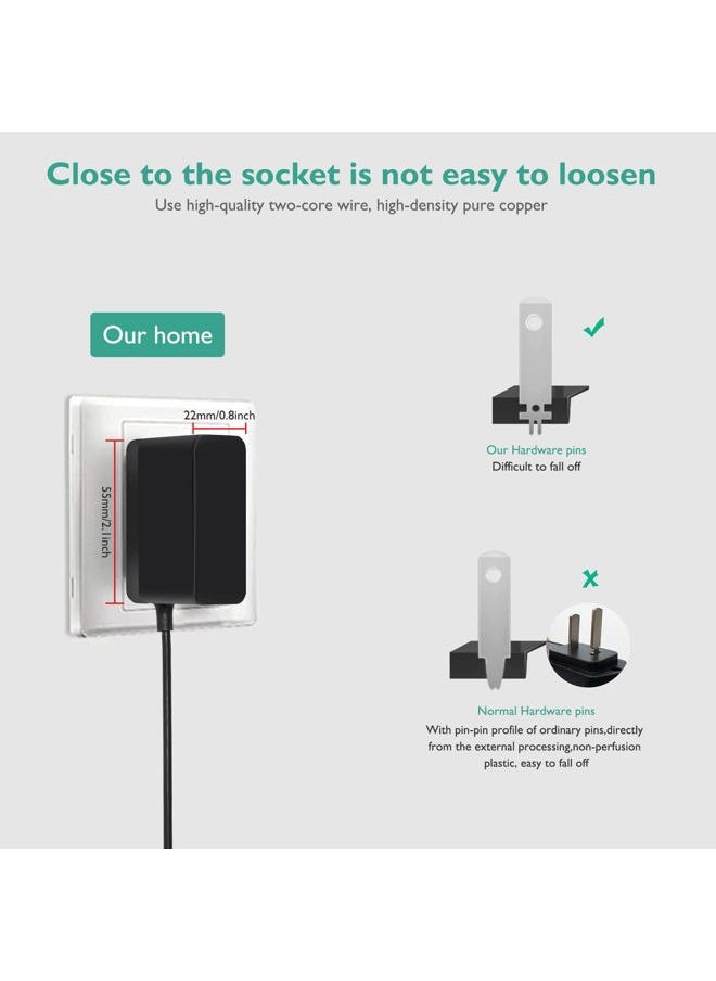 Lnauy - for Andis Shaver Charger, Lnauy Adapter Compatible with Andis 73000 Envy Cordless Clipper SPA045120DU 73102 73105 73106 73005 73010 73045 73060 73095 77511 73500 73035 LCL-2 Trimmer 4.5V Power Cord - Image 1
