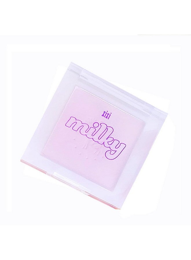 SURORAIN Blush Palette Milk Galaxy Soft Mist Blush Monochrome Blush Palette Matte Vitality Nude Makeup Rouge Repair Blush Portable Daily Light Makeup Pink Tender Girl Beautiful Woman (Taro Paste) - Image 1