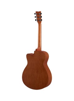 YAMAHA FS400C Acoustic Guitar - Smoky Black  - Image 2