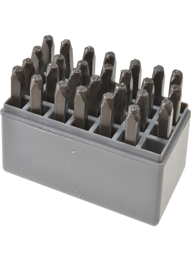 CH Hanson 20300 27-Piece 1/4" Character Size Standard Steel Letter Stamp Set