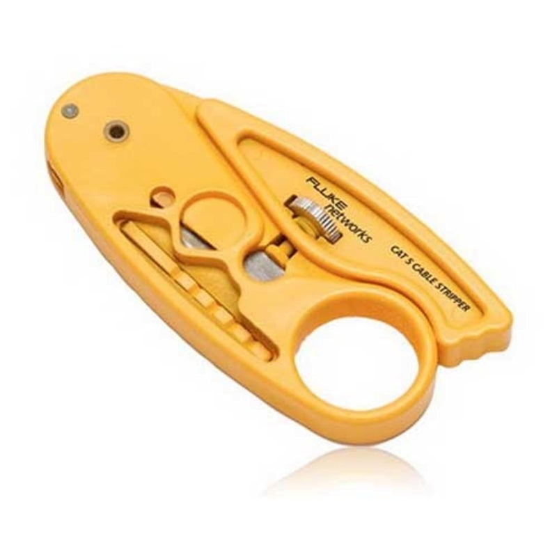 Fluke Networks Round Cable Stripper for UTP/STP Telephone and Data Cables - Image 1