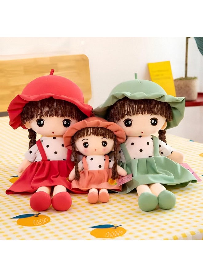 تيكلز دمية الأميرة تيكلز الناعمة مع قبعة محشوة من القطيفة للأطفال البنات (اللون: وردي، المقاس: 35 سم) - Image 4