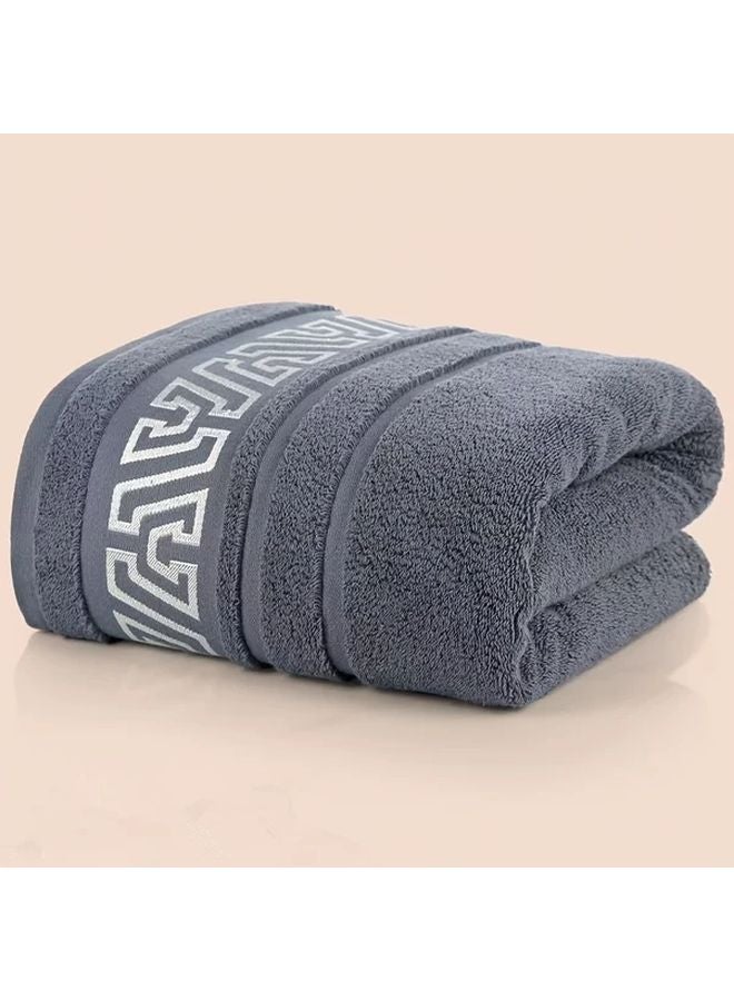 Vintage Dark Blue 32 Ply Heavyweight Cotton Towel 380 GSM Quick Dry Bath Gym Travel - Image 2