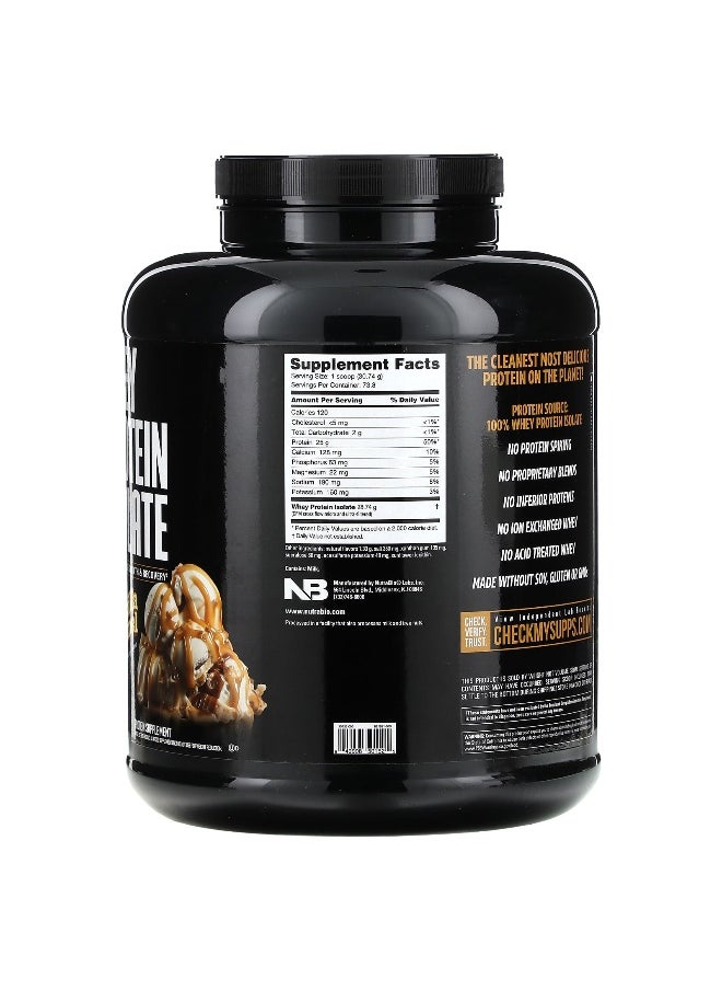 NutraBio NutraBio, Whey Protein Isolate, Vanilla Caramel , 5 lb (2,268 g)  - Image 2