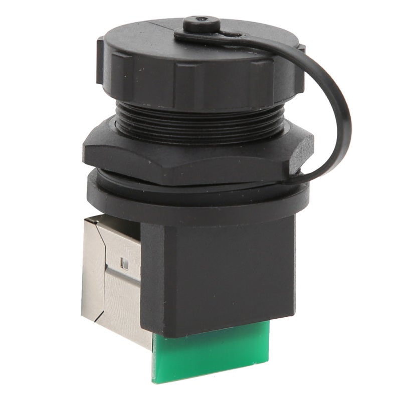 Ethernet Connector: IP67 Waterproof Dustproof V-0 Flame Retardant - No Welding Required Threaded Connection Adapter for LED Display, CCTV System, Industrial Automation - Image 4