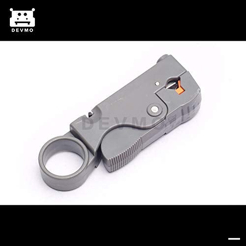 DEVMO Cable Stripper Coaxial Wire Coax Stripping Tool RG6 RG8 RG58 RG59 Universal - Image 5