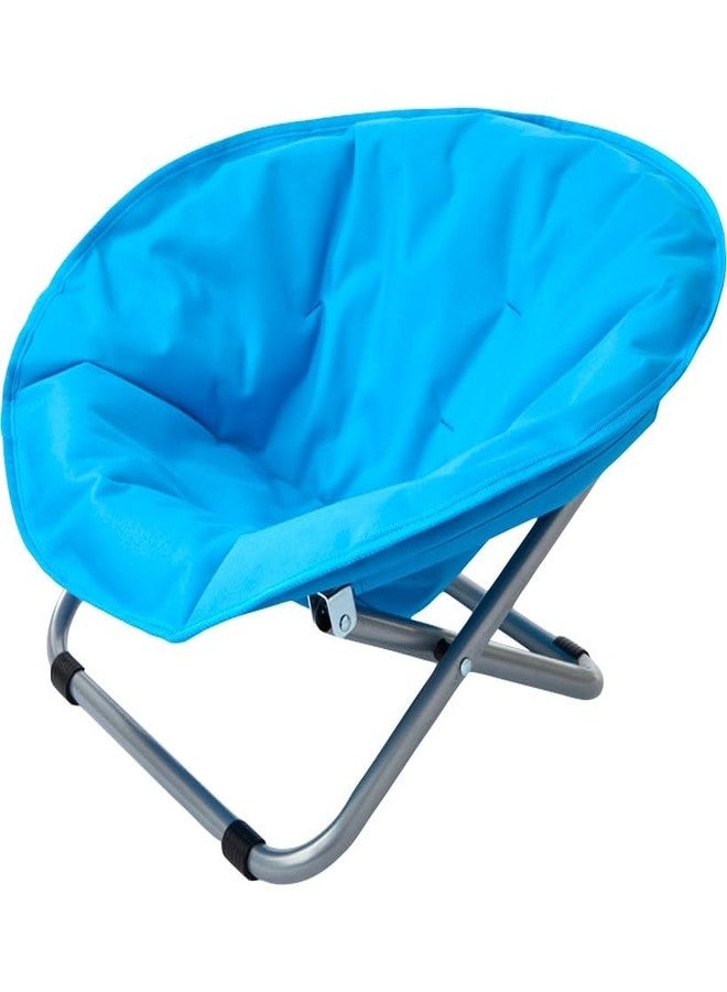 The Lakeside Collection Pet Moon Chair Bed Foldable Indoor Outdoor Elevated Adjustable Height - Blue - Image 2