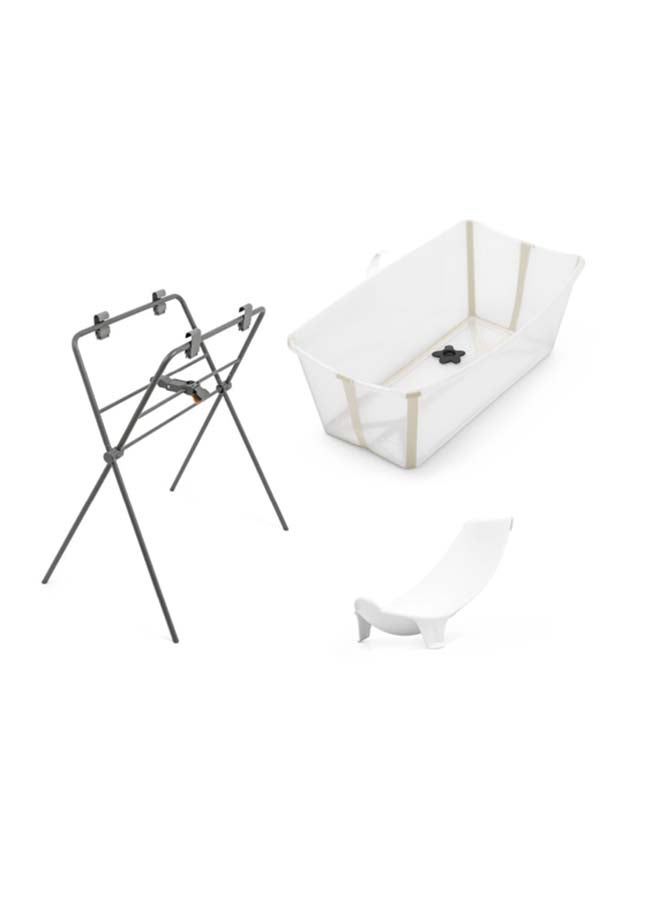 Stokke Flexi Bath Sandy Beige + Flexi Bath Stand - Image 3