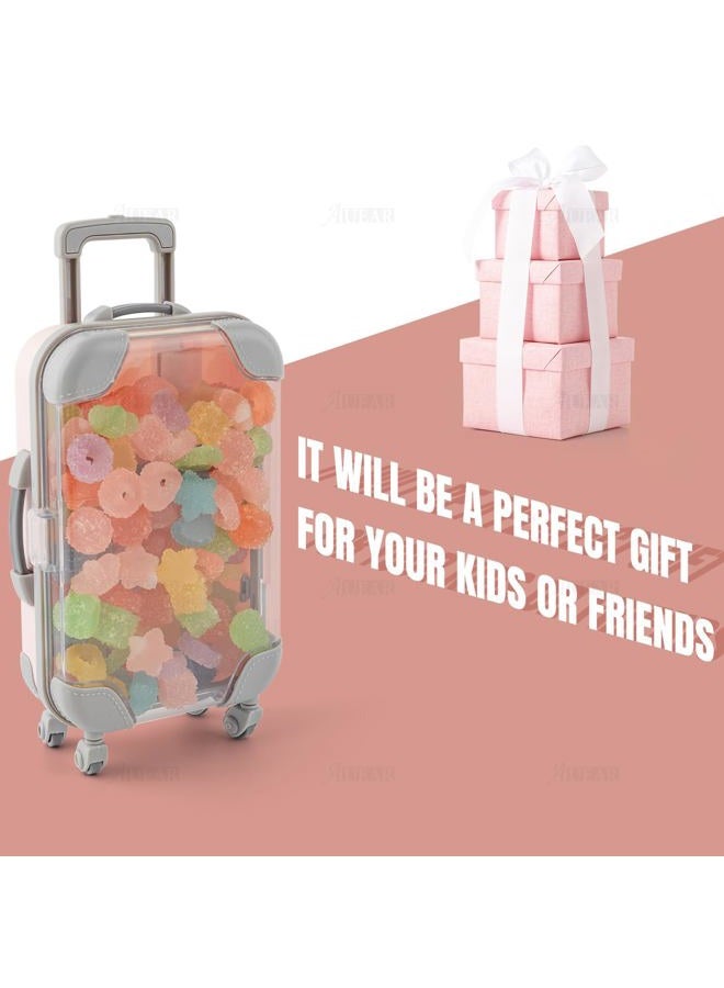 AUEAR , 1 Pack False Eyelashes Box Suitcase Packaging Box Pink Mini Trolley Suitcase Candy Box for Lashes and Candy - Image 5