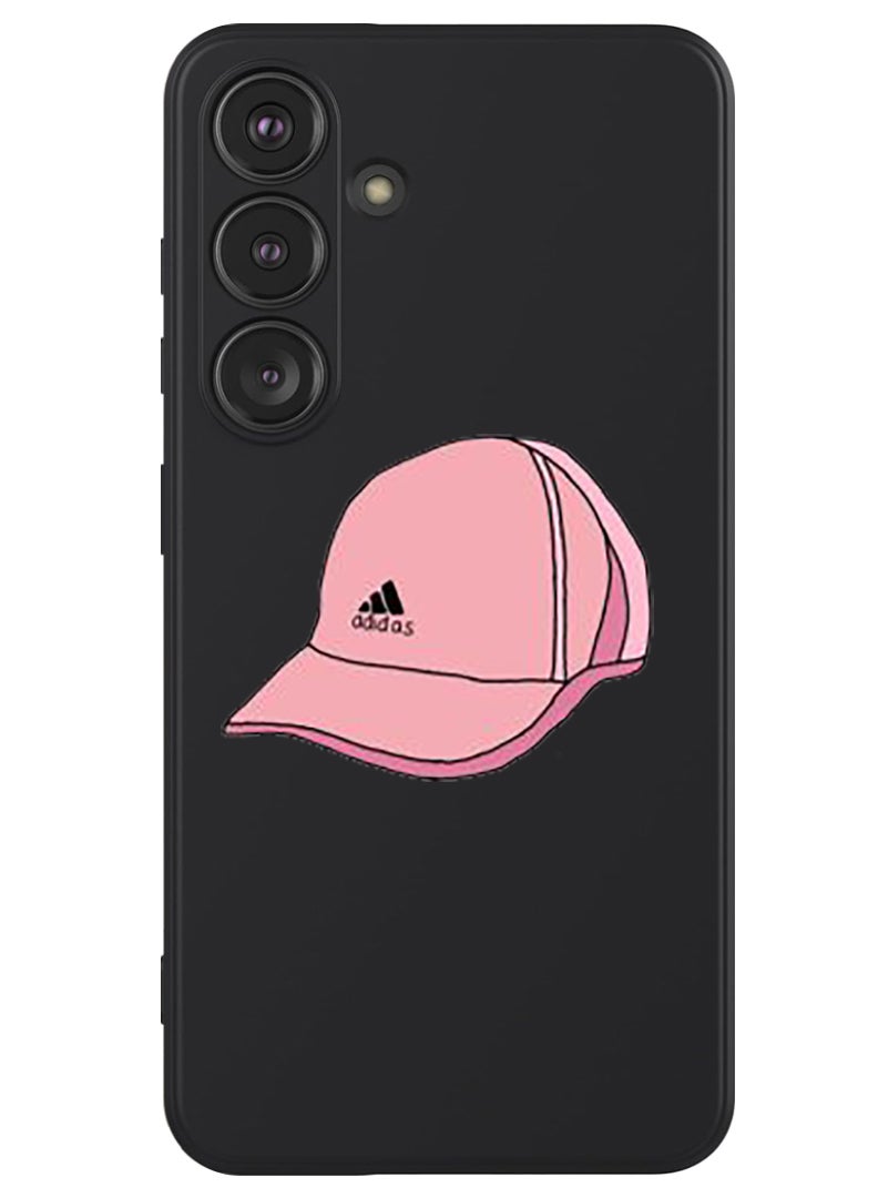 Theodor Protective Slim Fit Case Liquid Silicone Cover with Full Body Protection Anti-Scratch Shockproof Case For Samsung Galaxy S24 (Black) - Cap  - Image 1