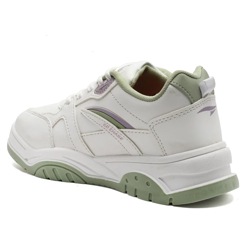 أسيان White Pista Sneakers for Women and Girls