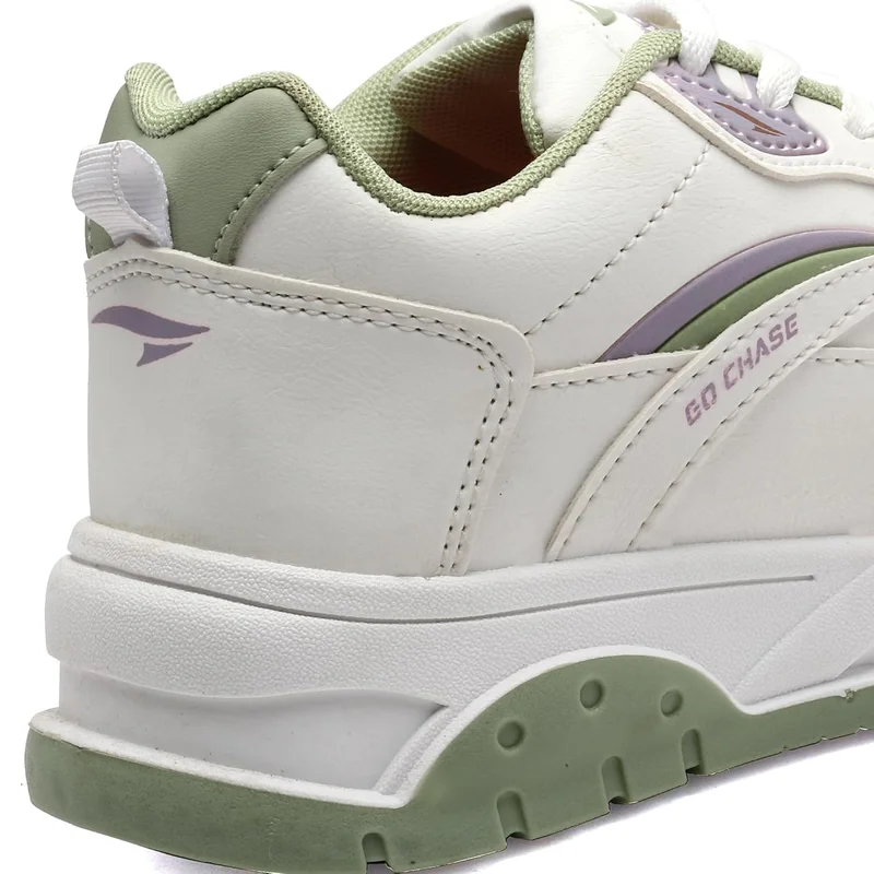 أسيان White Pista Sneakers for Women and Girls