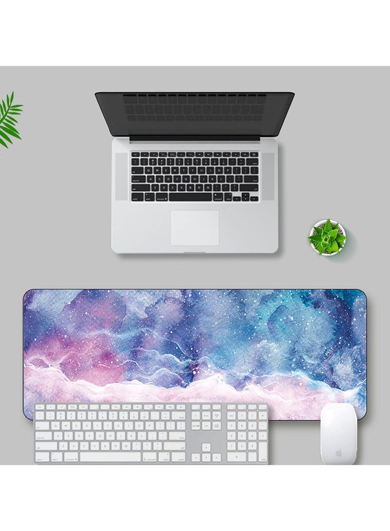 Extended Mat For Keyboard And Mouse Blue/Purple/Pink - Image 2