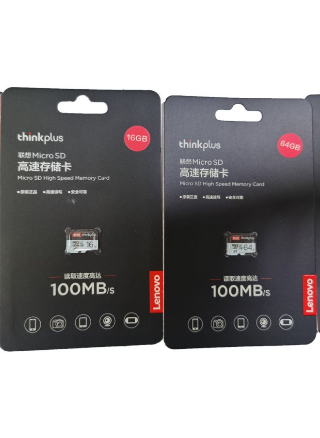 ماركة غير محددة بطاقة ذاكرة Lenovo 64G بطاقة ذاكرة TF ومسجل قيادة ومراقبة ذاكرة مخصصة عالية السرعة بطاقة ذاكرة فلاش - اللون: رمادي داكن - السعة: 256 جيجا  - Image 1