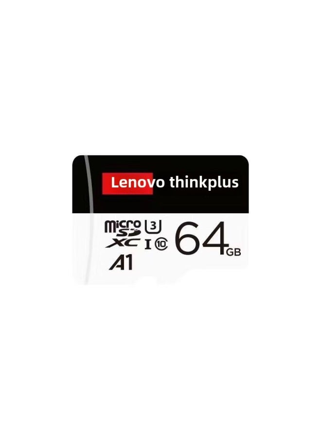 ماركة غير محددة بطاقة ذاكرة Lenovo 64G بطاقة ذاكرة TF ومسجل قيادة ومراقبة ذاكرة مخصصة عالية السرعة بطاقة ذاكرة فلاش - اللون: رمادي داكن - السعة: 256 جيجا  - Image 4
