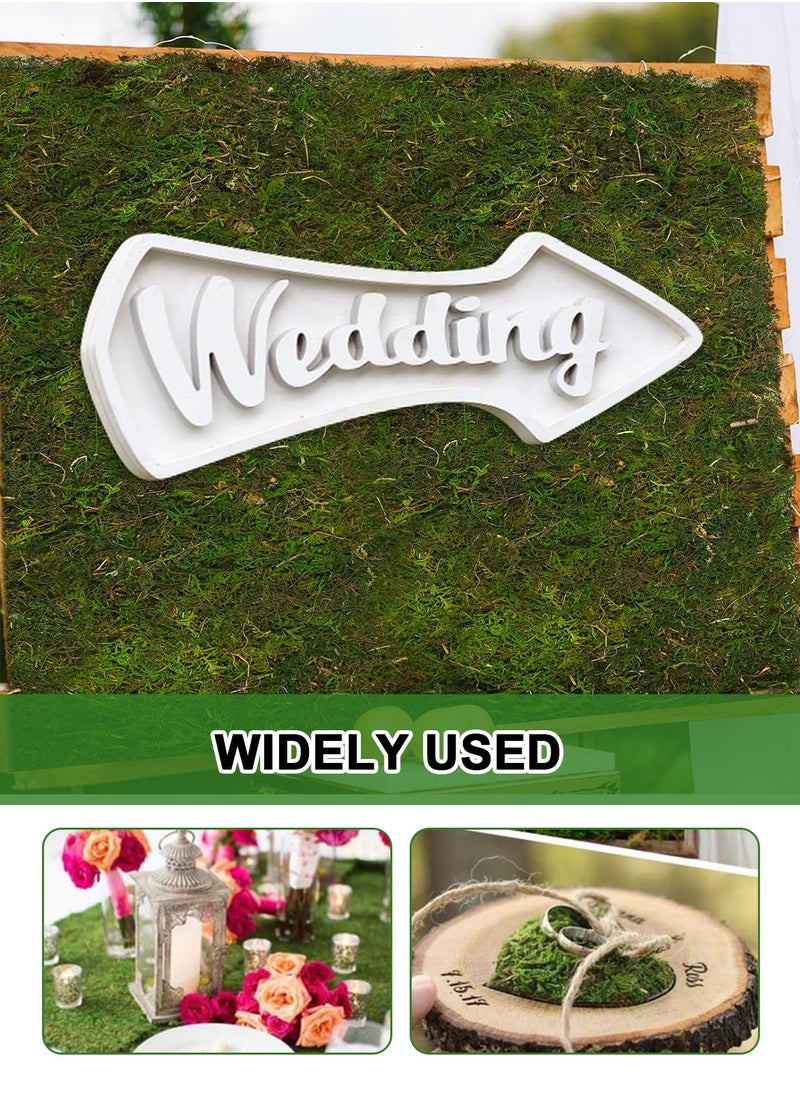 HomarKet Moss Roll, Dried Moss for Crafts, Moss Table Runner for Fairy Gardens, Wedding Woodland Decor, Preserved Moss Mat for Table Decoration (30X100CM/11.8X39.4INCH)  - Image 5