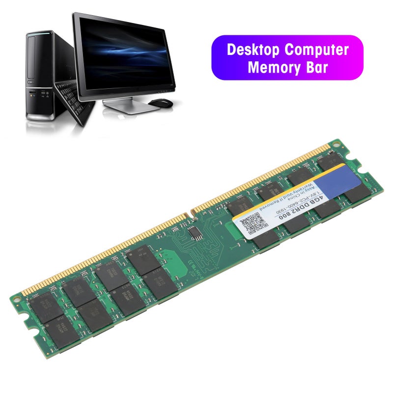 وحدة وسيط ذاكرة سطح المكتب شيدي DDR2 بسعة 4 جيجابايت وسرعة 800 ميجاهرتز PC2‑6400 وجهد 1.8 فولت لتخزين أجهزة AMD الجيل الثاني - Image 3