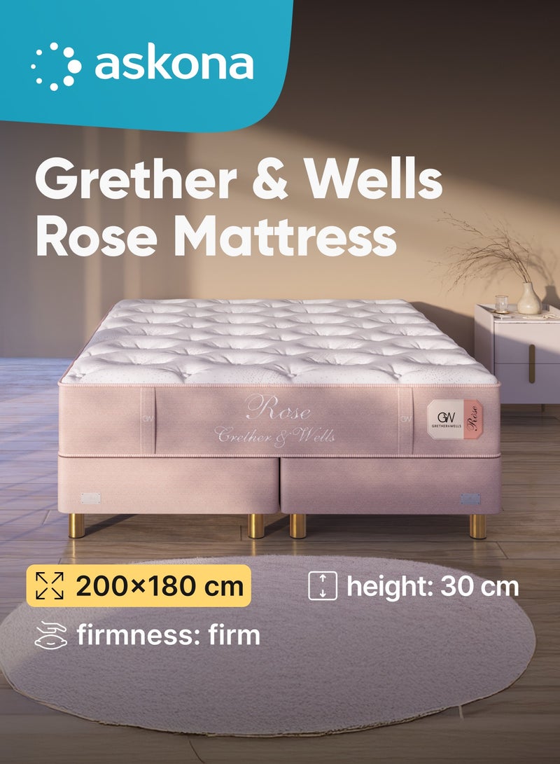 Askona Mattress Grether And Wells Rose Firm 200x180x30 cm (LxWxH) - Image 1