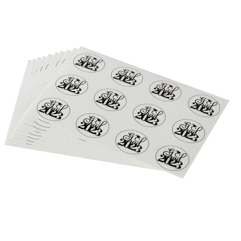 BinaryABC Grad Stickers 2023Graduation Envelope SealsGraduation Party Favor Labels120Pcs