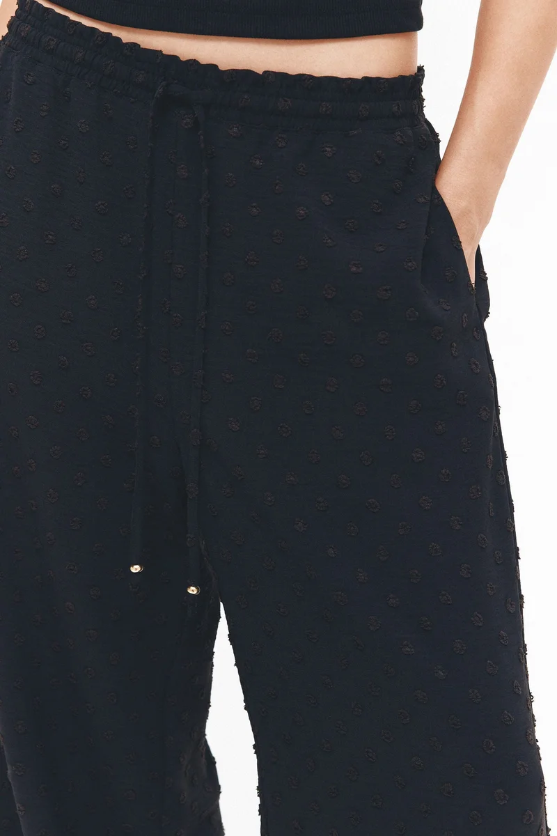 H&M Plumeti drawstring trousers