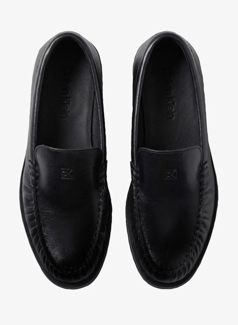 Calvin Klein  Thea - Leather Pleated Loafers for Women | Best Price UAE