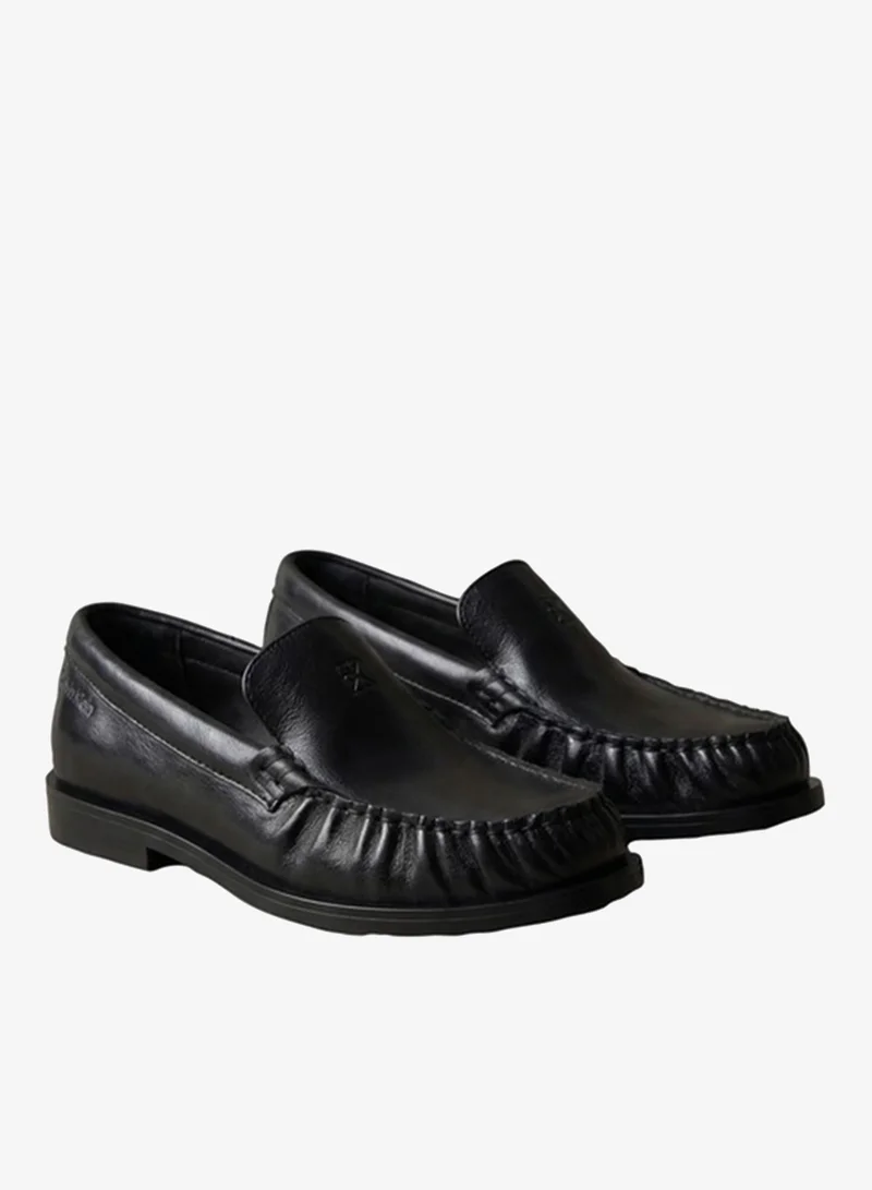 Calvin Klein  Thea - Leather Pleated Loafers for Women | Best Price UAE