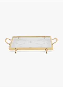 Rectangular Glass Tray for Dining Table Set 20 x 47.5cm