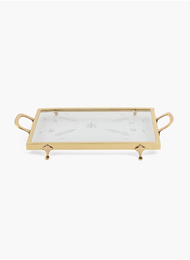 2XL Home - Rectangular Glass Tray for Dining Table Set 20 x 47.5cm - Image 1