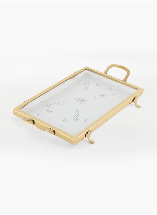 2XL Home - Rectangular Glass Tray for Dining Table Set 20 x 47.5cm - Image 1