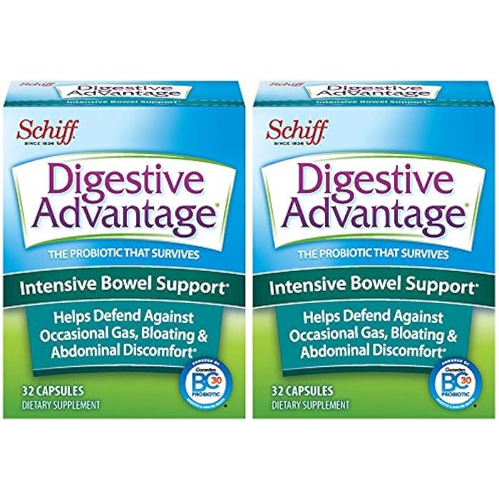 Digestive Advantage Intensive Bowel Support, 32 Capsules (Pack of 2) - Image 1