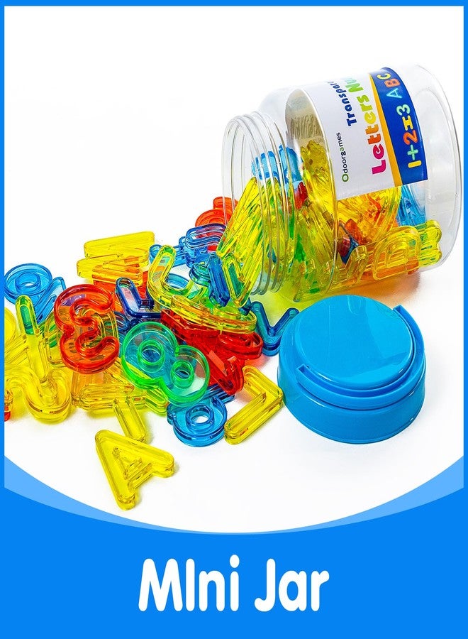 Odoorgames 66 Pcs Translucent Letters and Numbers - Light Table Toys, Manipulatives and Accessories for Enhanced Learning & Fun - Image 4