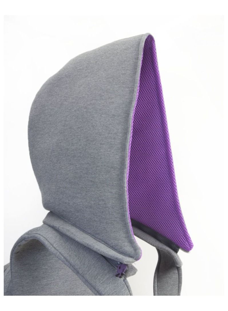 Morikukko Morikukko Grey Basic Purple Large  - Image 4