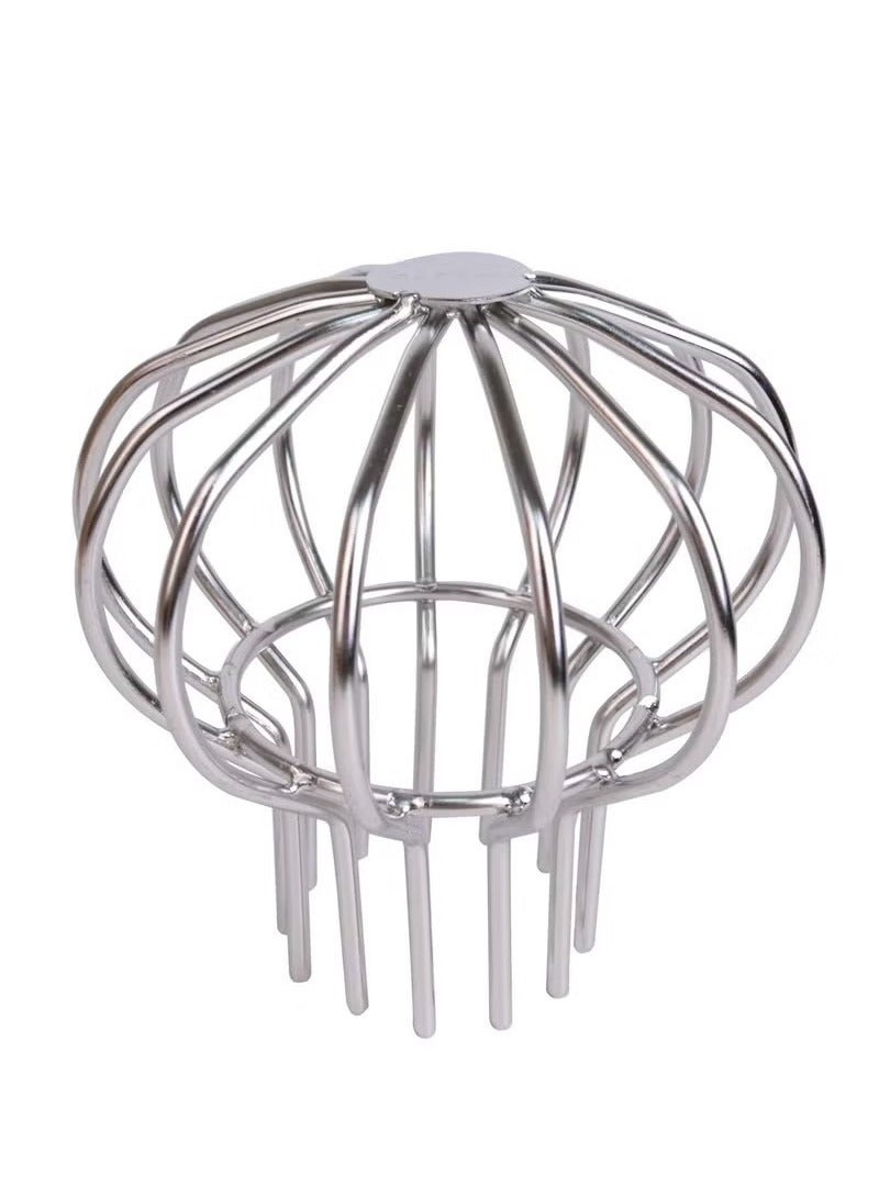 Realfrog Outdoor Drain Cover, 304 Stainless Steel Drain Outdoor Roof Anti-Blocking Line Cap Round Floor Net Cover Drainage Floor Line Leak Gutter Cleaning Tool (3 Inch) - Image 1