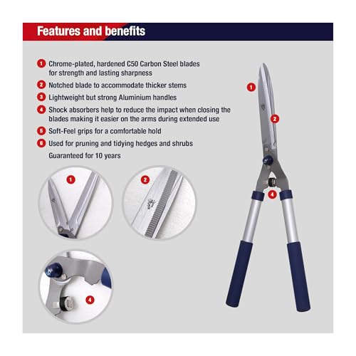 Spear  Jackson Spear & Jackson 8110RS Razorsharp Notched Hedge Shears - Image 2