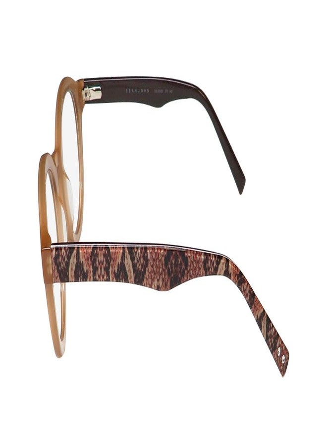 Sean John 6028 Premium Segment Spectacular Celebrity Mens Eyeglass Frame/Eyewear, Sand, 48-23-145 - Image 4