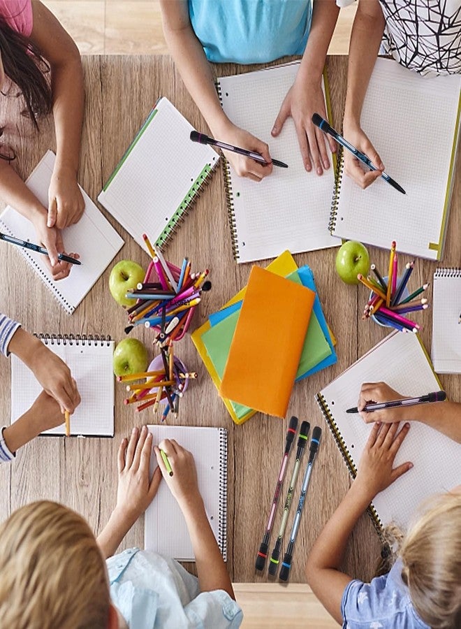 EXOFLY قلم إكسوفلاي الدوار القابل للدوران، قلم جل دوار مطلي بمادة مانعة للانزلاق، قلم دوار معدل بوزن مناسب للعب، قلم ألعاب دوار قابل للدوران للطلاب (عبوة من 4 قطع) - Image 5