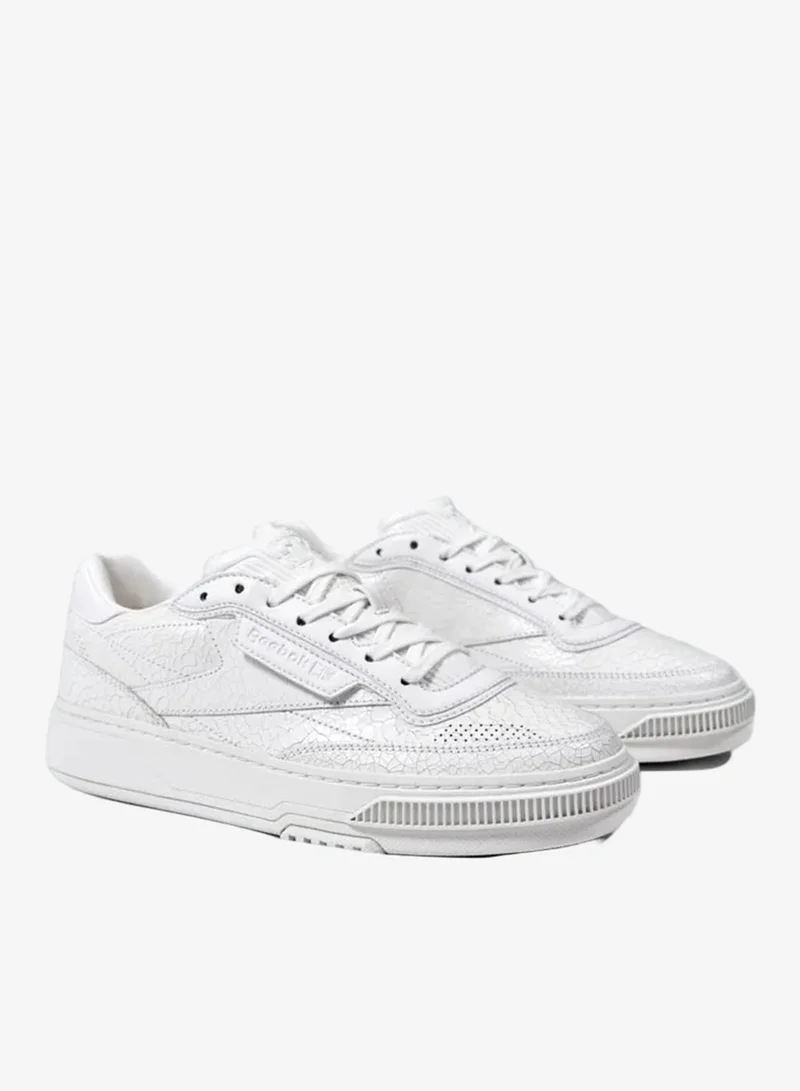 Reebok Reebok Club C LTD Cracked Leather Unisex Shoes - White