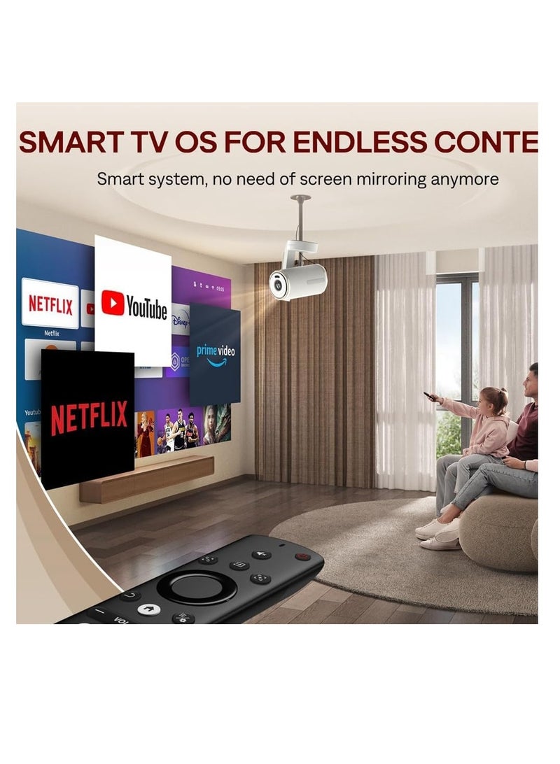 ALLKING Home Theatre Projector, Full HD 1080P, Android 12, Auto Keystone Correction 300 ANSI Lumens Bluetooth and WIFI  - Image 3