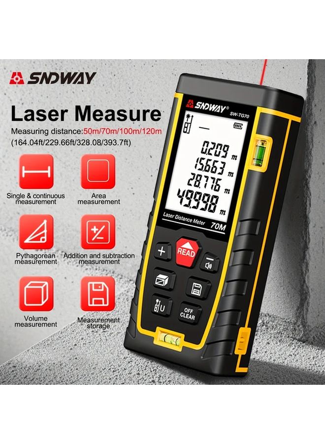 Professional Laser Distance Meter 100m 328ft High Accuracy Self Calibrating - Image 4