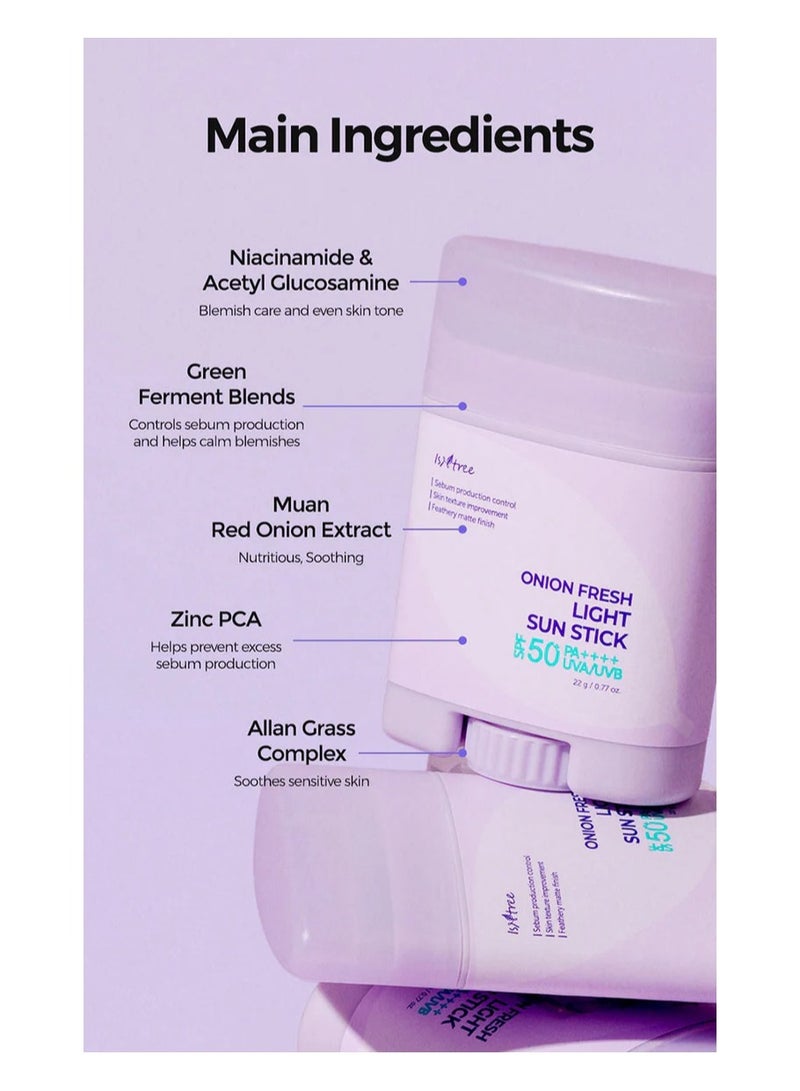 IsNtree Ezentry - Onion Sunscreen Stick - 22g - Image 2
