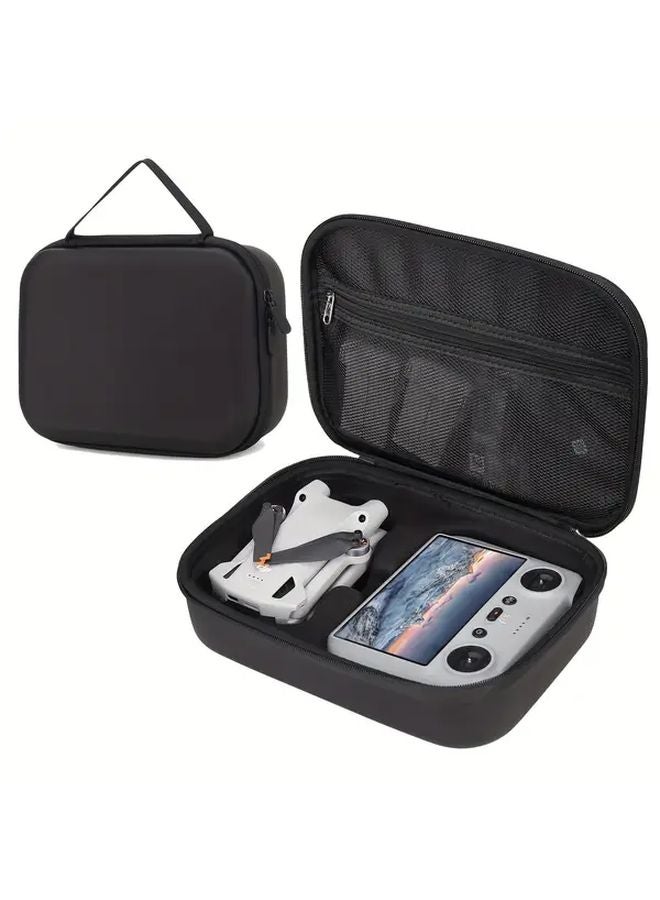 DJI Mini 4 Pro Hard Shell Case Black Compatible with Mini 3 3 Pro Drone RC 2 RC N2 - Image 1