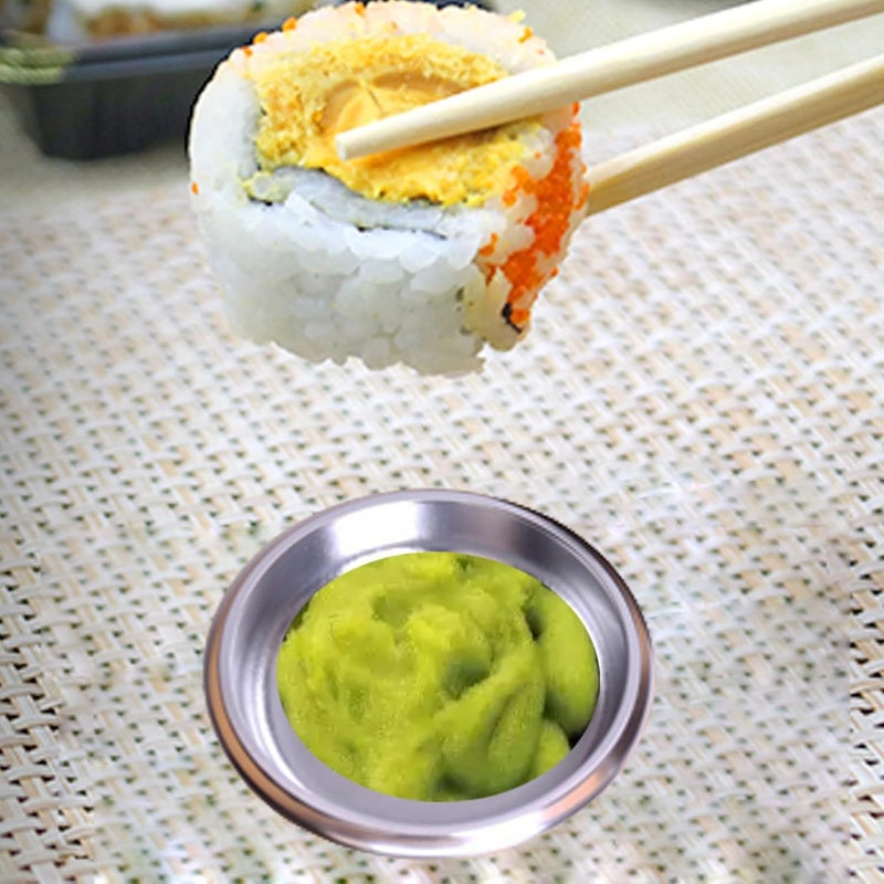 MGGi 100 Pack Round Disposable Sauce Dishes Mini Dipping Dessert Plates Sauce Dishes Soup Plate Soy Sauce Dishes Seasoning Dish Appetizer Plates for Home Restaurant  Silver MG20220326 - Image 2