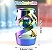 Apqdw Kinetic Spinning Desk Toy Kinetic Desk Toy Ball Metal Desk Fidget for Office for Adults Rainbow - Image 4