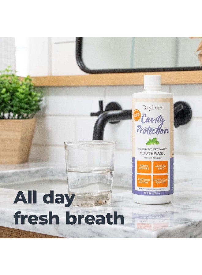 Oxyfresh Cavity Protection Fluoride Mouthwash - Anticavity Mouthwash for Sensitive Teeth - Non-Staining, Alcohol Free - Lasting Fresh Breath. 16 oz. - Image 5