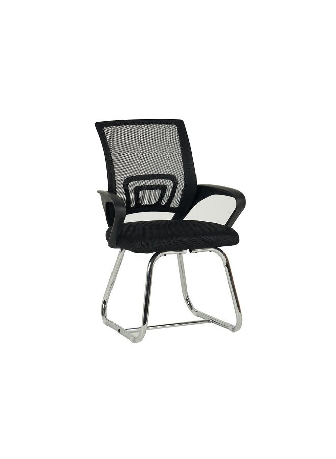 DANUBE HOME Herald Visitor Chair-Black - Image 2